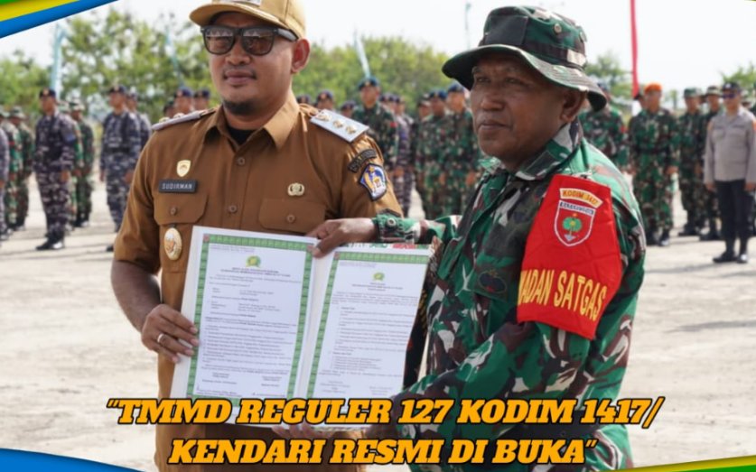 Dandim 1417/Kendari: “Melalui TMMD, TNI Hadir Langsung Menjawab Kebutuhan Masyarakat”