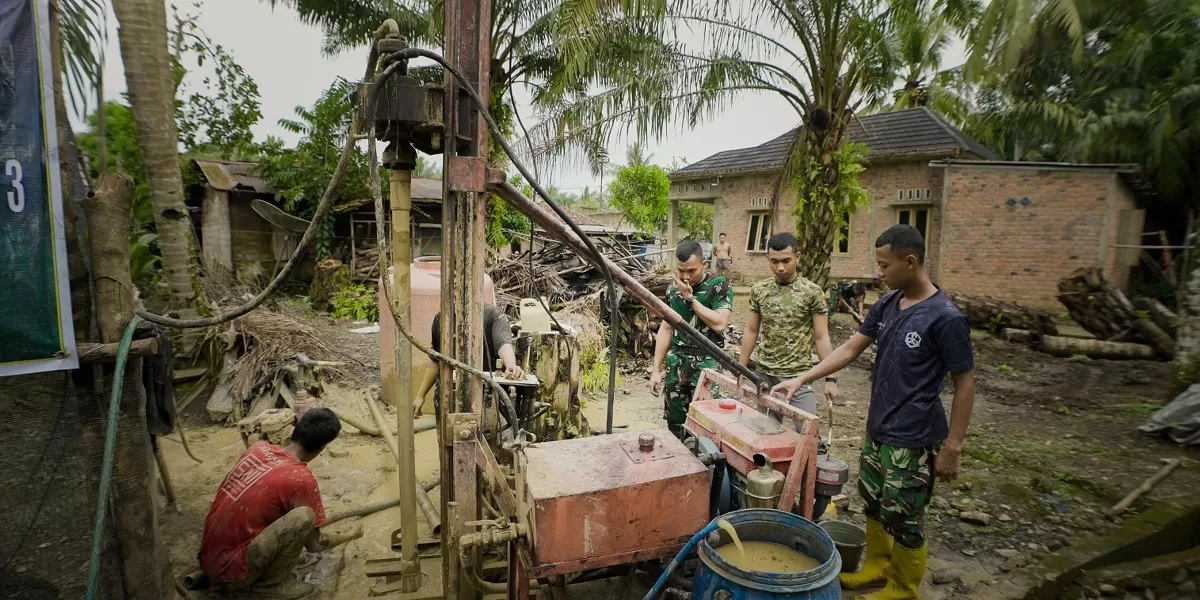 Pembangunan Sumur Bor Dalam Program TMMD Ke-128 untuk Kesejahteraan Warga
