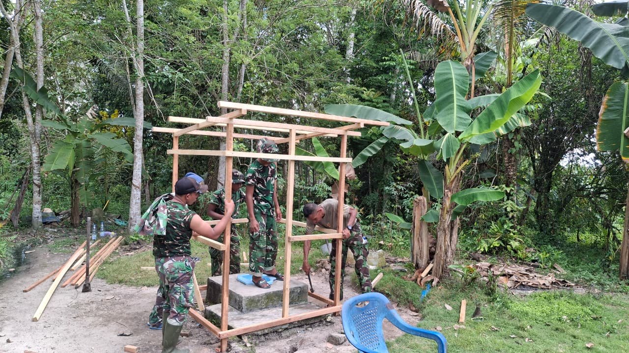 Sinergi Tim Mempercepat Proses TMMD Ke-128